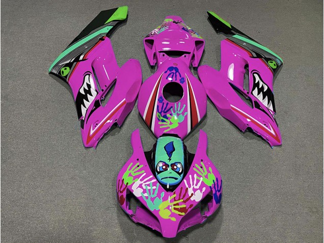 Tiburón Rosa 2004-2005 Honda CBR1000RR Carenados Moto