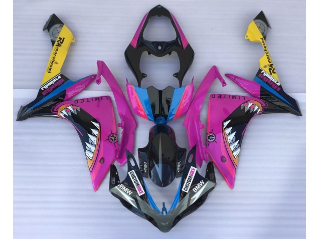 Tiburón Rosa 2007-2008 Yamaha R1 Carenados Moto Tiburón Rosa 2007-2008 Yamaha R1 Carenados Moto