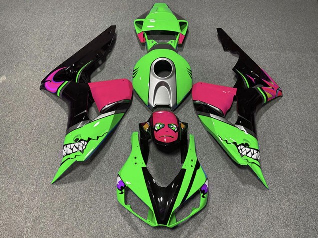 Tiburón Verde 2006-2007 Honda CBR1000RR Carenados Moto