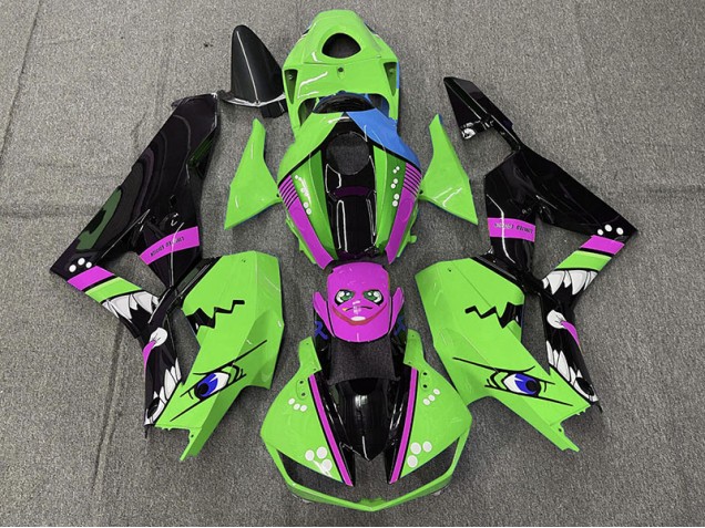 Tiburón Verde 2013-2023 Honda CBR600RR Carenados Moto Tiburón Verde 2013-2023 Honda CBR600RR Carenados Moto