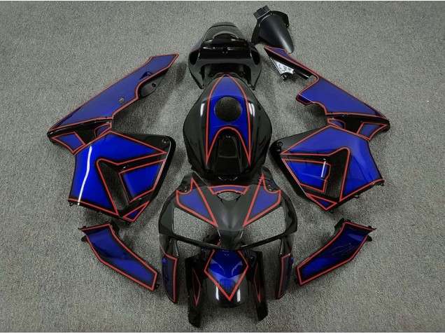 Tortuga Azul & Roja 2005-2006 Honda CBR600RR Carenados Moto