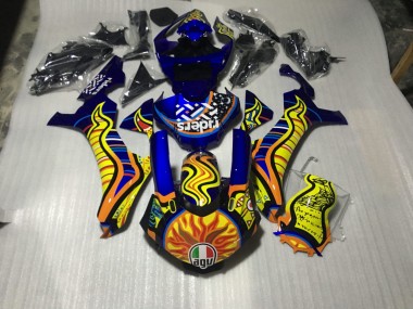 Tribales Diseño 2015-2019 Yamaha R1 Carenados Moto