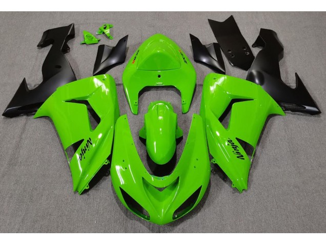 Verde 2006-2007 Kawasaki ZX10R Carenados Moto Verde 2006-2007 Kawasaki ZX10R Carenados Moto