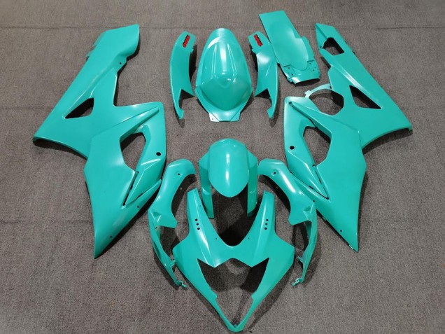 Verde Azulado 2005-2006 Suzuki GSXR 1000 Carenados Moto Verde Azulado 2005-2006 Suzuki GSXR 1000 Carenados Moto