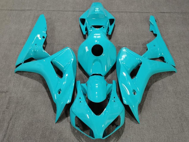 Verde Azulado 2006-2007 Honda CBR1000RR Carenados Moto Verde Azulado 2006-2007 Honda CBR1000RR Carenados Moto