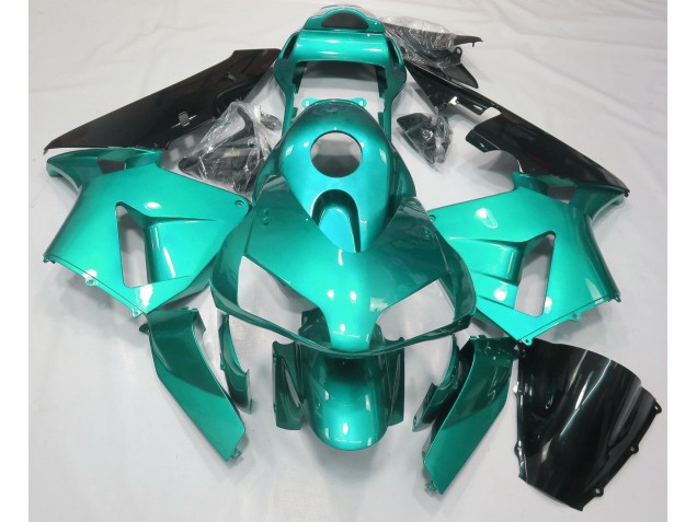 Verde Azulado Liso 2003-2004 Honda CBR600RR Carenados Moto Verde Azulado Liso 2003-2004 Honda CBR600RR Carenados Moto