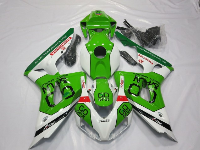 Verde & Blanco 2006-2007 Honda CBR1000RR Carenados Moto Verde & Blanco 2006-2007 Honda CBR1000RR Carenados Moto