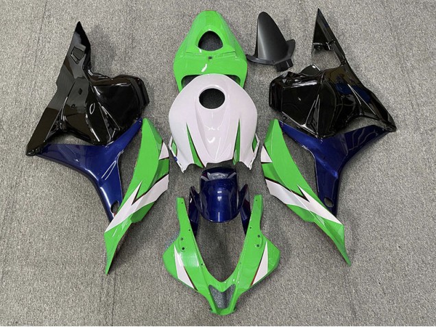 Verde & Blanco 2009-2012 Honda CBR600RR Carenados Moto Verde & Blanco 2009-2012 Honda CBR600RR Carenados Moto