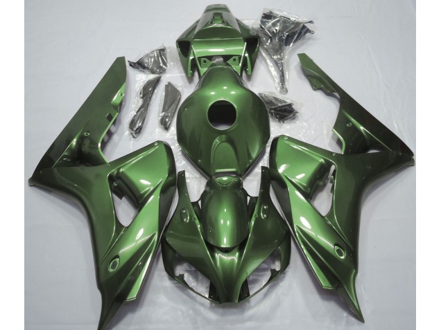 Verde Bosque Sólido 2006-2007 Honda CBR1000RR Carenados Moto Verde Bosque Sólido 2006-2007 Honda CBR1000RR Carenados Moto