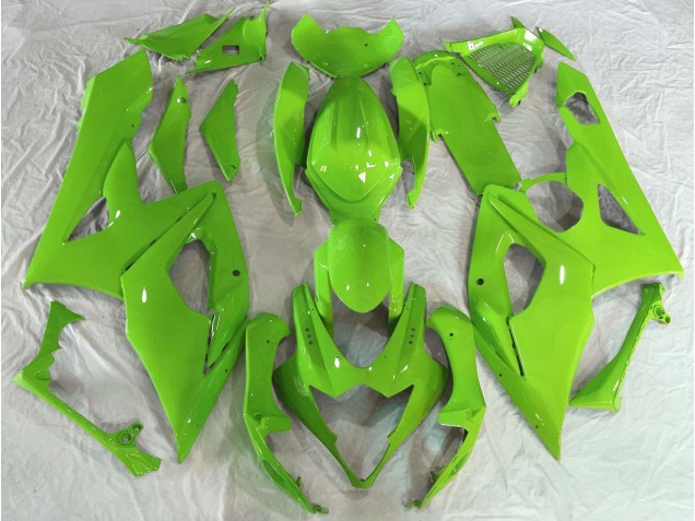 Verde Brillante 2005-2006 Suzuki GSXR 1000 Carenados Moto Verde Brillante 2005-2006 Suzuki GSXR 1000 Carenados Moto