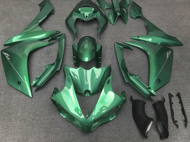 Verde Brillante 2007-2008 Yamaha R1 Carenados Moto
