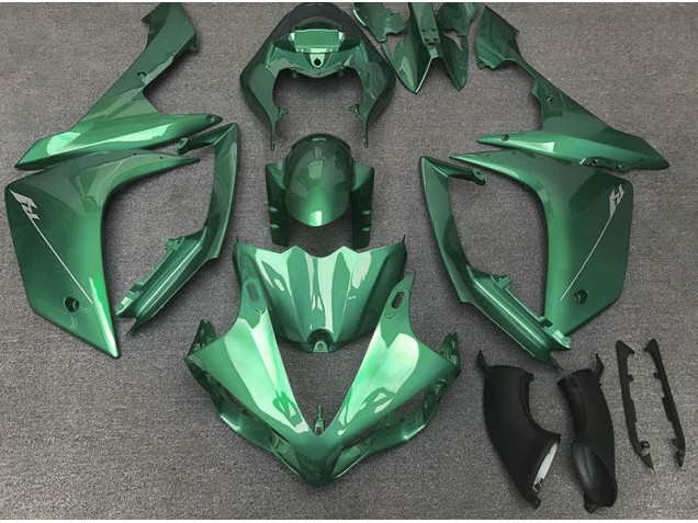 Verde Brillante 2007-2008 Yamaha R1 Carenados Moto Verde Brillante 2007-2008 Yamaha R1 Carenados Moto
