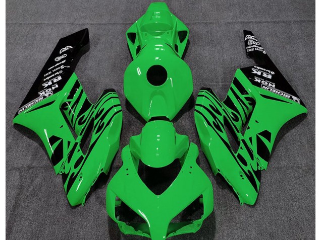 Verde Brillante Llama 2004-2005 Honda CBR1000RR Carenados Moto Verde Brillante Llama 2004-2005 Honda CBR1000RR Carenados Moto