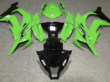 Verde Brillante & Logotipos 2011-2015 Kawasaki ZX10R Carenados Moto