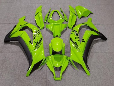 Verde Brillante & Negro 2011-2015 Kawasaki ZX10R Carenados Moto