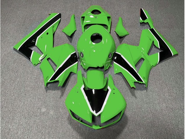 Verde Brillante & Negro 2013-2023 Honda CBR600RR Carenados Moto Verde Brillante & Negro 2013-2023 Honda CBR600RR Carenados Moto
