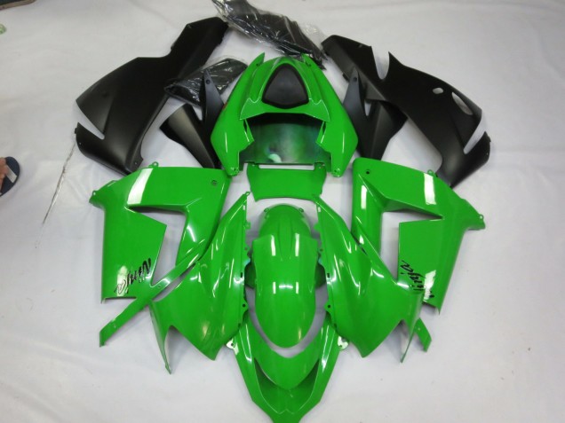Verde Brillo 2004-2005 Kawasaki ZX10R Carenados Moto Verde Brillo 2004-2005 Kawasaki ZX10R Carenados Moto