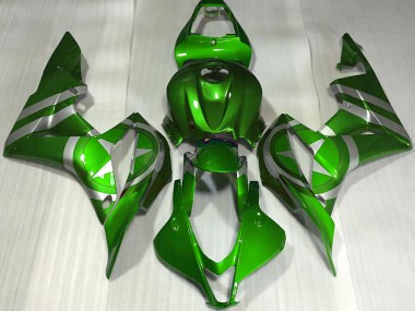 Verde Capitán América 2007-2008 Honda CBR600RR Carenados Moto