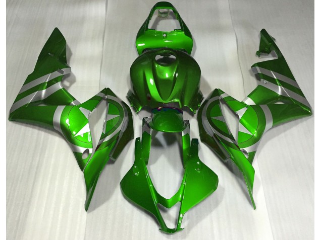 Verde Capitán América 2007-2008 Honda CBR600RR Carenados Moto Verde Capitán América 2007-2008 Honda CBR600RR Carenados Moto