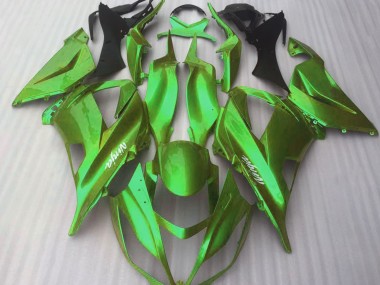 Verde Caramelo Brillo 2016-2019 Kawasaki ZX10R Carenados Moto