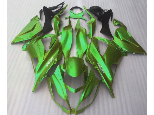 Verde Caramelo Brillo 2016-2019 Kawasaki ZX10R Carenados Moto Verde Caramelo Brillo 2016-2019 Kawasaki ZX10R Carenados Moto