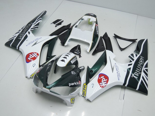 Verde De Carreras Británico 2009-2012 Triumph Daytona 675 Carenados Moto Verde De Carreras Británico 2009-2012 Triumph Daytona 675 Carenados Moto