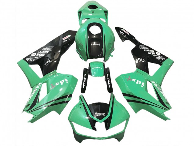 Verde Especial & Logotipos 2013-2023 Honda CBR600RR Carenados Moto Verde Especial & Logotipos 2013-2023 Honda CBR600RR Carenados Moto