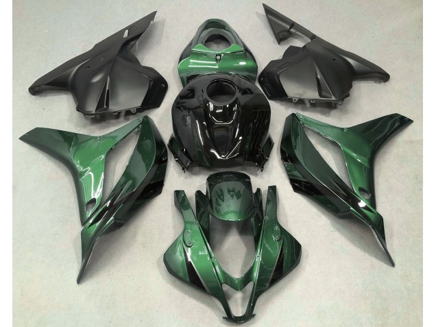Verde Intenso Con Negro 2009-2012 Honda CBR600RR Carenados Moto Verde Intenso Con Negro 2009-2012 Honda CBR600RR Carenados Moto