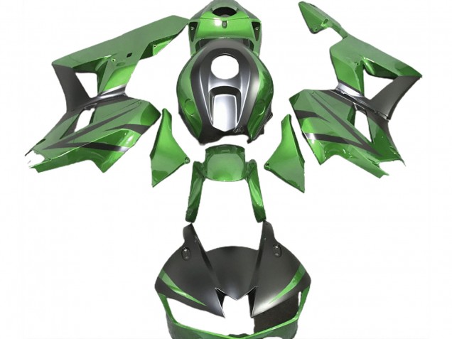 Verde Lagarto & Negro Mate 2013-2023 Honda CBR600RR Carenados Moto Verde Lagarto & Negro Mate 2013-2023 Honda CBR600RR Carenados Moto
