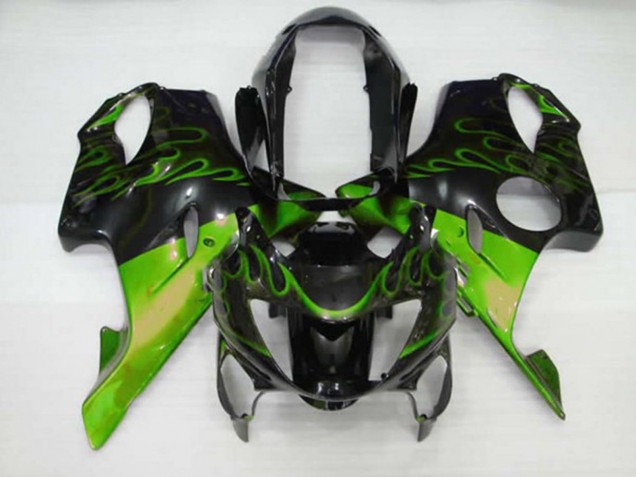 Verde Llama 1999-2000 Honda CBR600 F4 Carenados Moto Verde Llama 1999-2000 Honda CBR600 F4 Carenados Moto