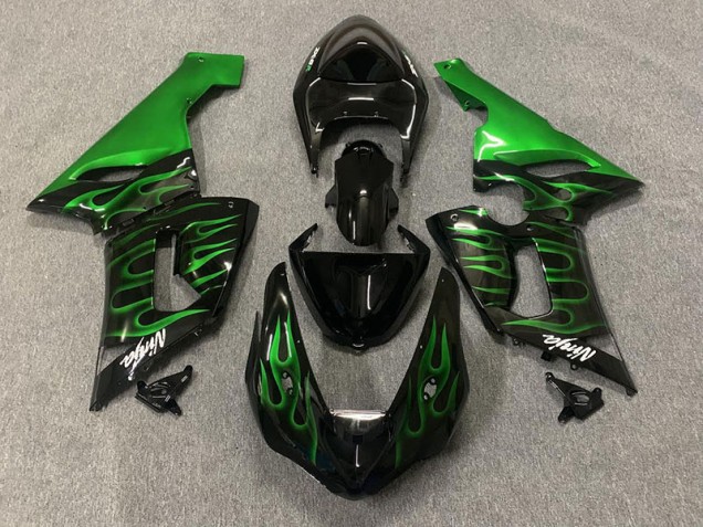Verde Llama 2005-2006 Kawasaki ZX6R Carenados Moto Verde Llama 2005-2006 Kawasaki ZX6R Carenados Moto