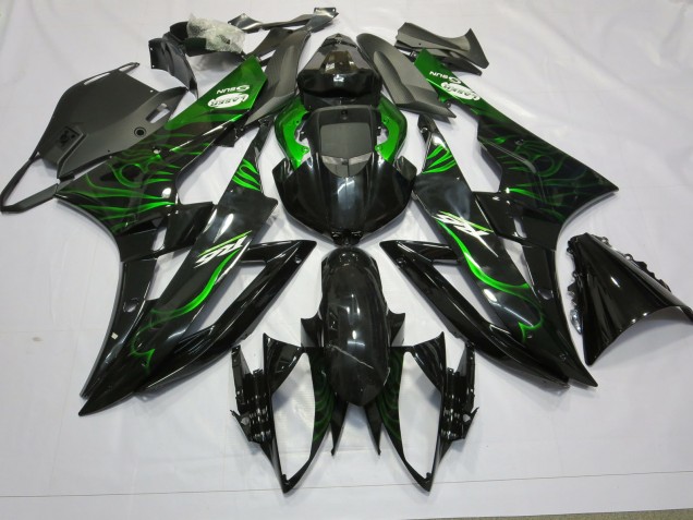 Verde Llama 2006-2007 Yamaha R6 Carenados Moto Verde Llama 2006-2007 Yamaha R6 Carenados Moto