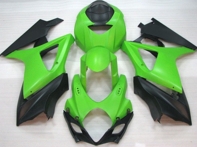 Verde Mate 2007-2008 Suzuki GSXR 1000 Carenados Moto Verde Mate 2007-2008 Suzuki GSXR 1000 Carenados Moto