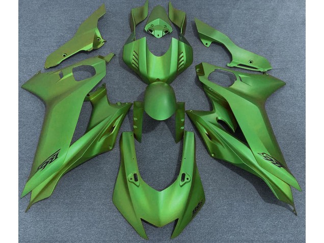Verde Mate 2017-2021 Yamaha R6 Carenados Moto Verde Mate 2017-2021 Yamaha R6 Carenados Moto