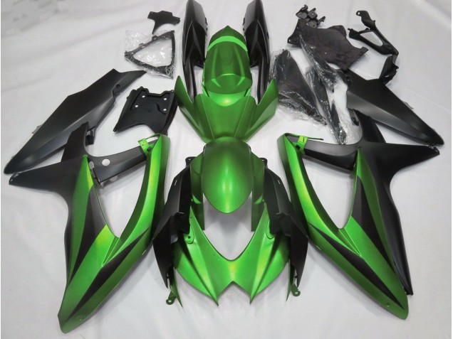 Verde Mate Sin R 2008-2010 Suzuki GSXR 600-750 Carenados Moto Verde Mate Sin R 2008-2010 Suzuki GSXR 600-750 Carenados Moto