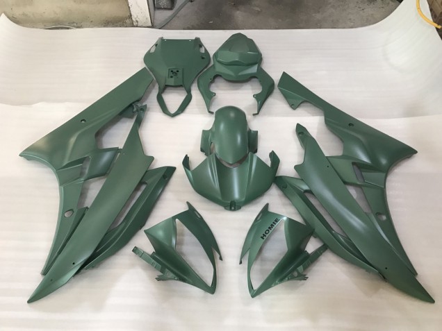 Verde Militar 2006-2007 Yamaha R6 Carenados Moto Verde Militar 2006-2007 Yamaha R6 Carenados Moto