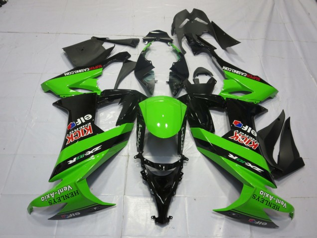 Verde & Negro 2008-2010 Kawasaki ZX10R Carenados Moto Verde & Negro 2008-2010 Kawasaki ZX10R Carenados Moto