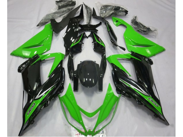 Verde & Negro 2013-2018 Kawasaki ZX6R Carenados Moto Verde & Negro 2013-2018 Kawasaki ZX6R Carenados Moto