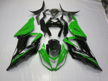 Verde Negro 2013-2018 Kawasaki ZX6R Carenados Moto