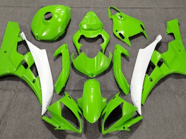 Verde Perla 2006-2007 Yamaha R6 Carenados Moto