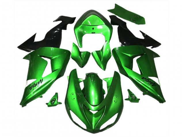 Verde Reptil 2006-2007 Kawasaki ZX10R Carenados Moto Verde Reptil 2006-2007 Kawasaki ZX10R Carenados Moto