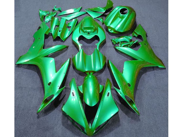 Verde Solido 2004-2006 Yamaha R1 Carenados Moto Verde Solido 2004-2006 Yamaha R1 Carenados Moto