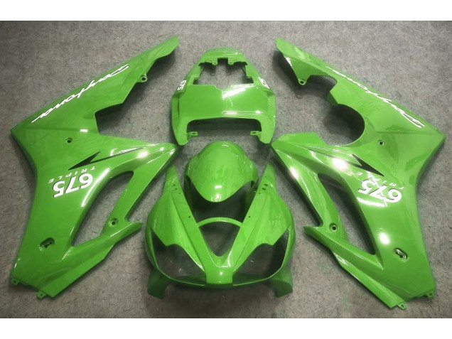 Verde Vibrante 2006-2008 Triumph Daytona 675 Carenados Moto Verde Vibrante 2006-2008 Triumph Daytona 675 Carenados Moto