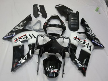 West 2003-2004 Kawasaki ZX6R Carenados Moto