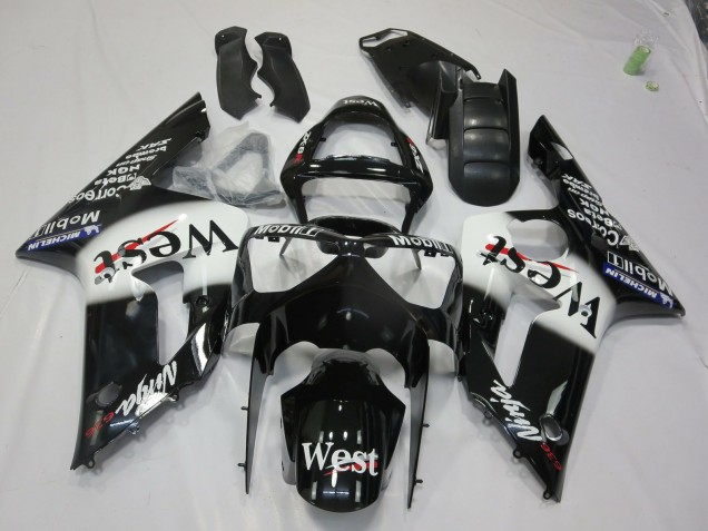 West 2003-2004 Kawasaki ZX6R Carenados Moto